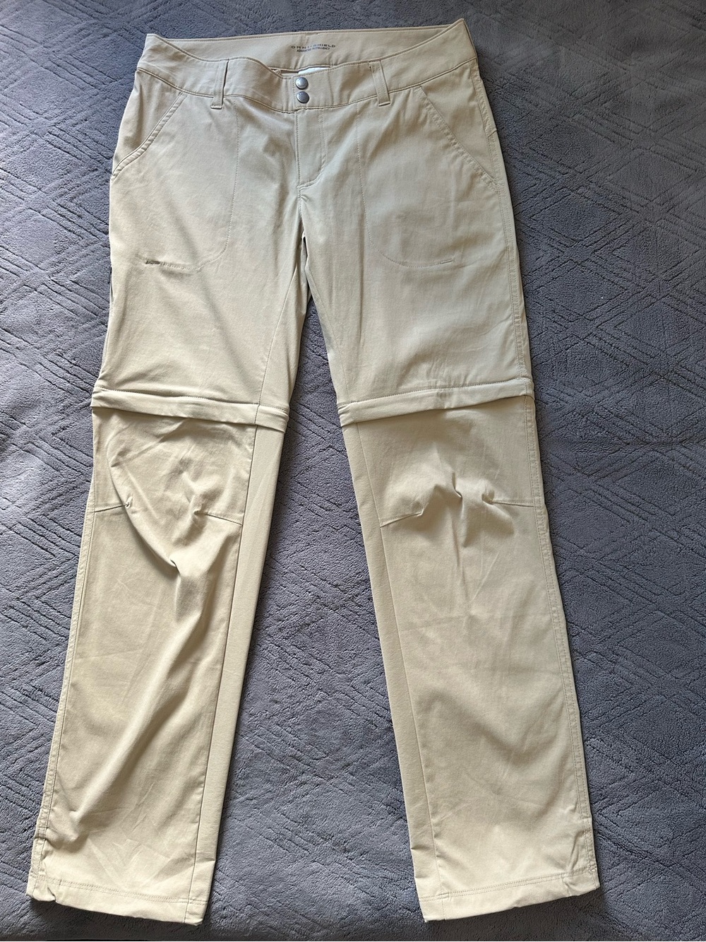 Columbia Men's Convertible Cargo Pants in Light Tan Size 10 Regular